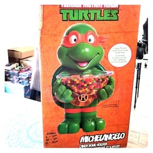 Michelangelo TMNT Ninja Turtle candy bowl